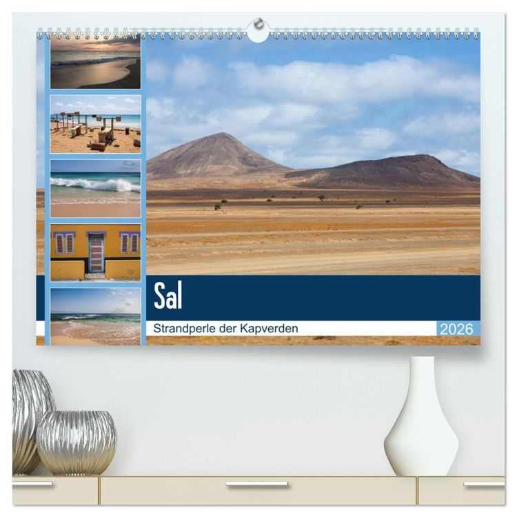 Produktbild: Sal - Strandperle der Kapverden (hochwertiger Premium Wandkalender 2026 DIN A2 quer), Kunstdruck in Hochglanz