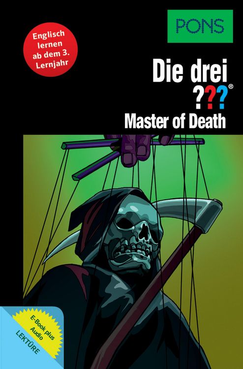Produktbild: PONS Die drei ??? Fragezeichen Master of Death mit Audio