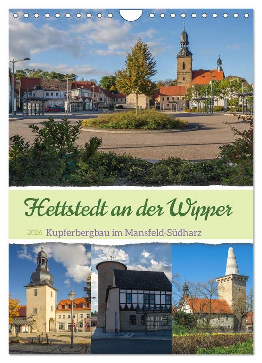 Produktbild: Die Stadt Hettstedt (Wandkalender 2026 DIN A4 hoch), CALVENDO Monatskalender