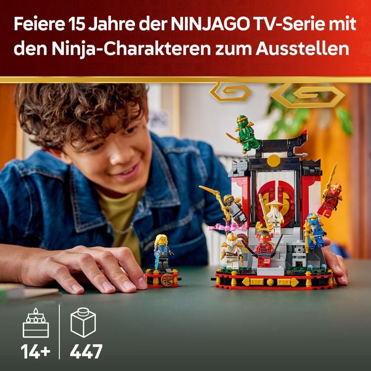 Produktbild: LEGO NINJAGO 71866 15-j&auml;hriges Jubil&auml;um: Ninja-Charaktere zum Ausstellen