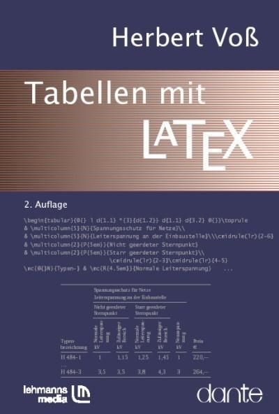 Produktbild: Tabellen mit LaTex
