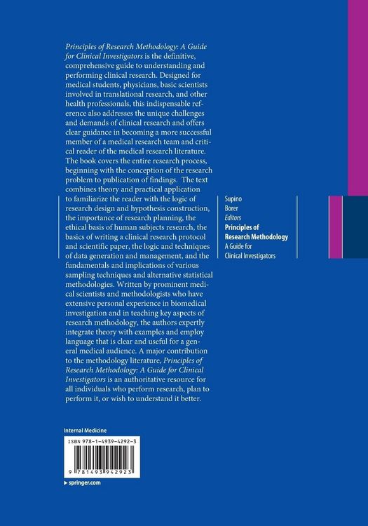 Produktbild: Principles of Research Methodology