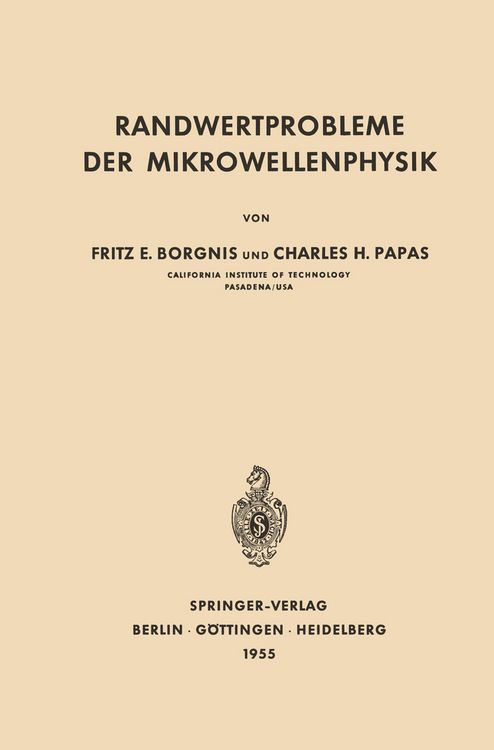 Produktbild: Randwertprobleme der Mikrowellenphysik