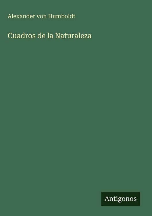 Produktbild: Cuadros de la Naturaleza