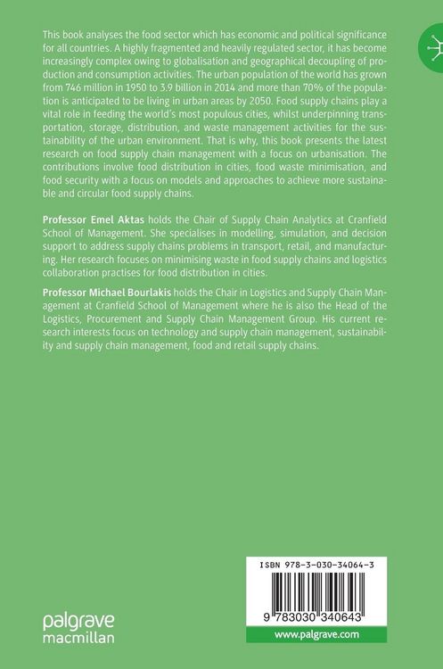 Produktbild: Food Supply Chains in Cities