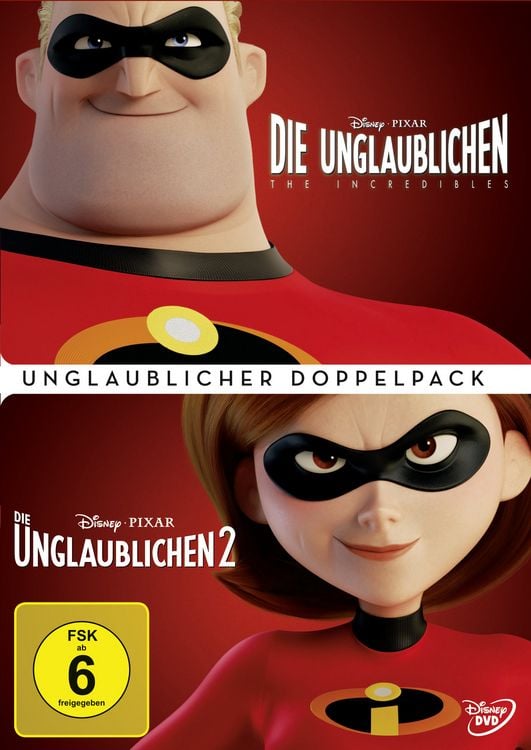 Produktbild: Die Unglaublichen 1+2 (Doppelpack) [3 DVDs]