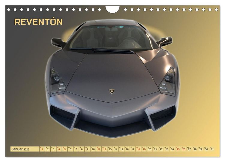 Produktbild: Ikonen der Automobilkunst (Wandkalender 2025 DIN A4 quer), CALVENDO Monatskalender