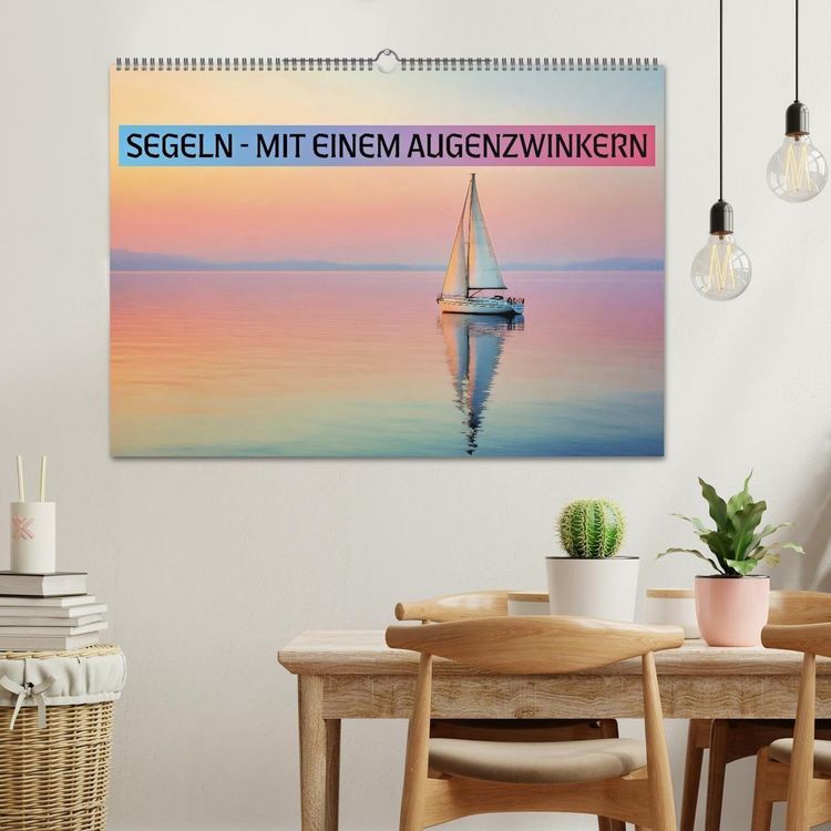 Produktbild: Segeln - mit einem Augenzwinkern (Wandkalender 2027 DIN A2 quer), CALVENDO Monatskalender