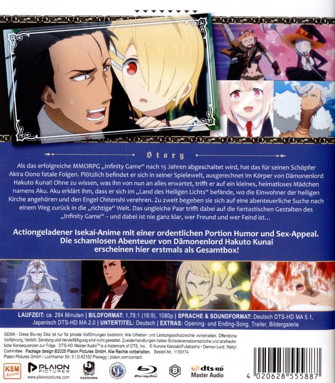 Produktbild: Demon Lord, Retry! - Die komplette erste Staffel [3 BRs]