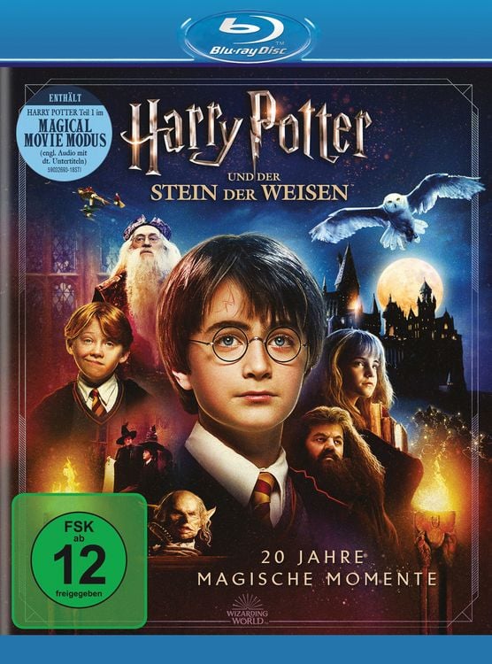 Produktbild: Harry Potter und der Stein der Weisen - Jubil&auml;ums-Edition 20 Jahre Magische Momente - Magical Movie Mode
[2 BRs]