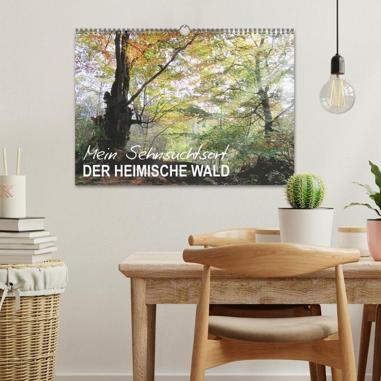 Produktbild: Mein Sehnsuchtsort, der heimische Wald (Wandkalender 2026 DIN A3 quer), CALVENDO Monatskalender