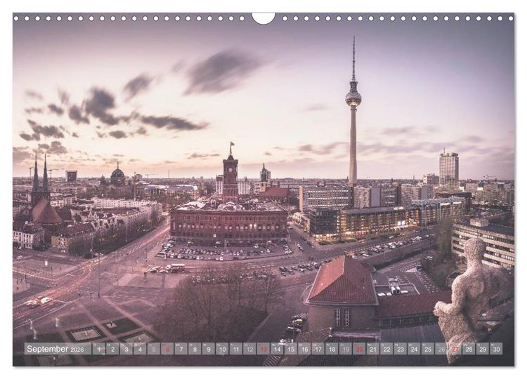 Produktbild: Berlin Citylights (Wandkalender 2026 DIN A3 quer), CALVENDO Monatskalender