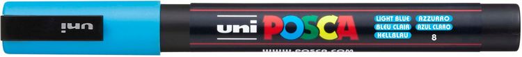 Produktbild: uni-ball Marker uni POSCA PC-3M hellblau