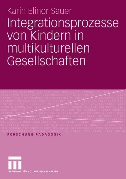 Produktbild: Integrationsprozesse von Kindern in multikulturellen Gesellschaften