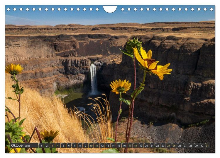Produktbild: Westw&auml;rts - &Uuml;ber die Rocky Mountains zum Pazifik (Wandkalender 2026 DIN A4 quer), CALVENDO Monatskalender