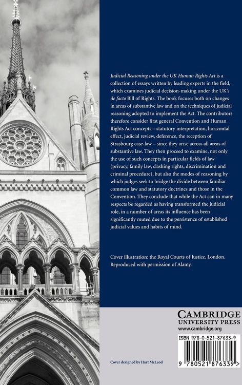 Produktbild: Judicial Reasoning Under the UK Human Rights Act
