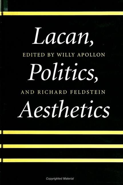 Produktbild: Lacan, Politics, Aesthetics