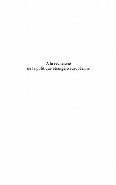 Produktbild: Politique europeenne no. 17