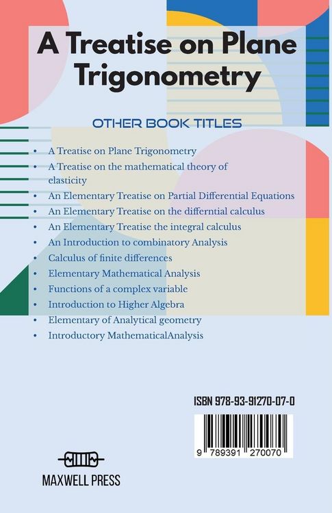 Produktbild: A Treatise on Plane Trigonometry