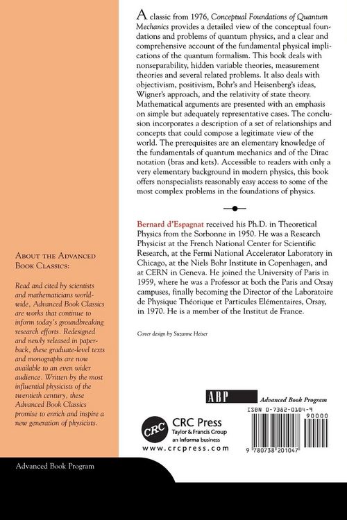 Produktbild: Conceptual Foundations Of Quantum Mechanics