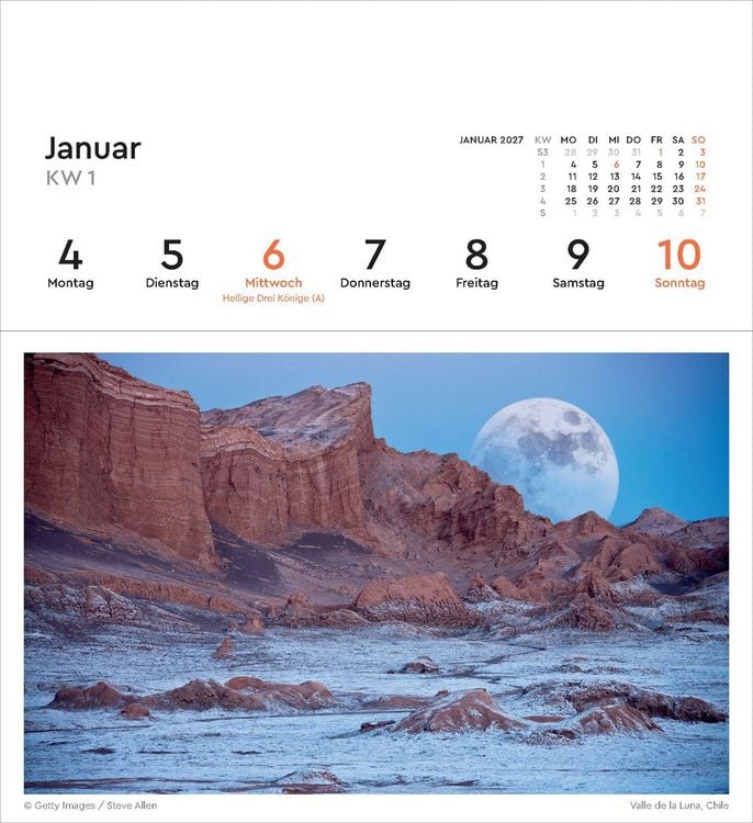 Produktbild: Magischer Augenblick - KUNTH Postkartenkalender 2027