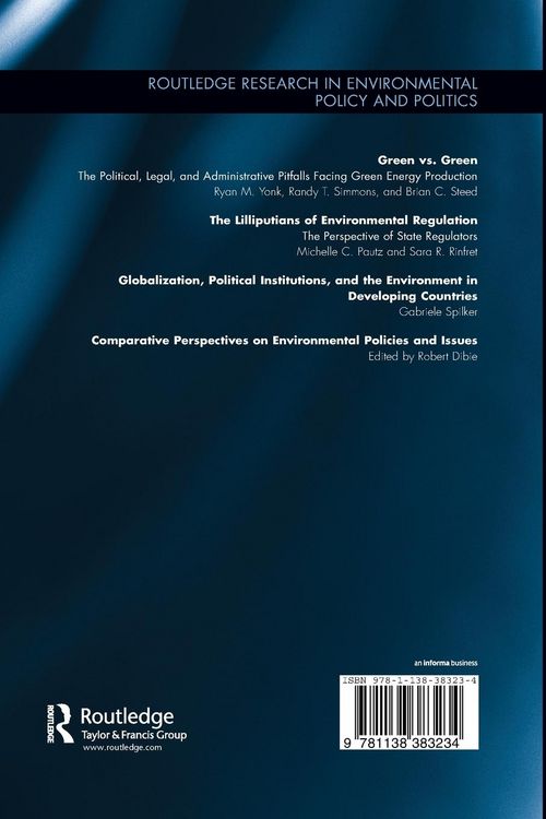 Produktbild: Comparative Perspectives on Environmental Policies and Issues