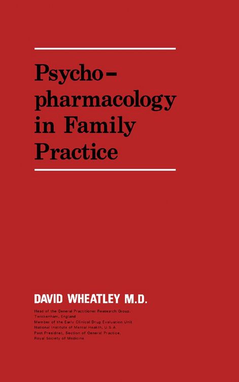 Produktbild: Psychopharmacology in Family Practice
