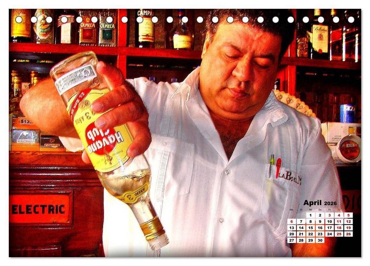 Produktbild: Mojito und mehr - CUBA COCKTAILS (Tischkalender 2026 DIN A5 quer), CALVENDO Monatskalender