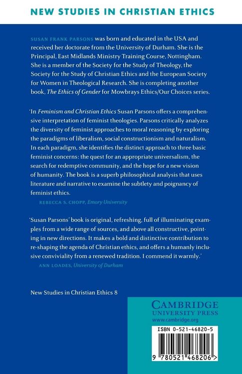 Produktbild: Feminism and Christian Ethics