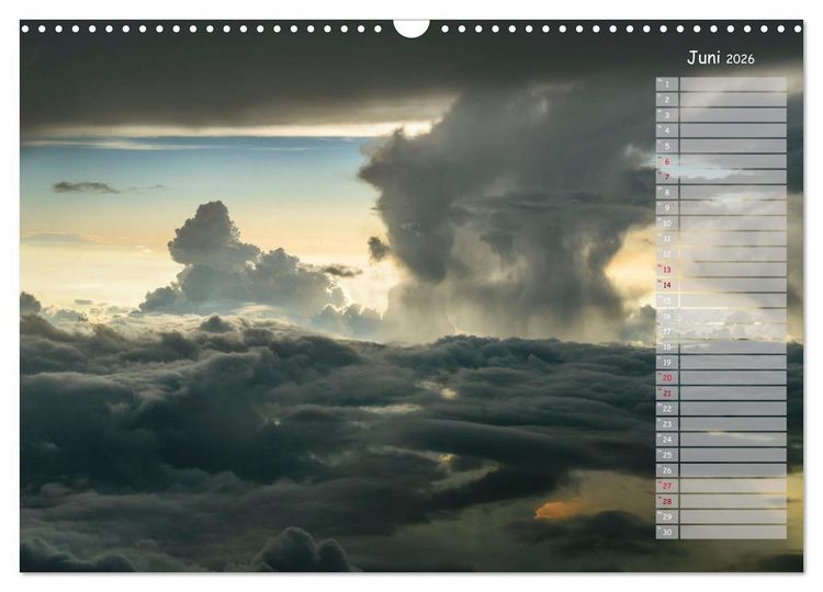 Produktbild: Colours of Flight - Stimmungen &uuml;ber den Wolken (Wandkalender 2026 DIN A3 quer), CALVENDO Monatskalender