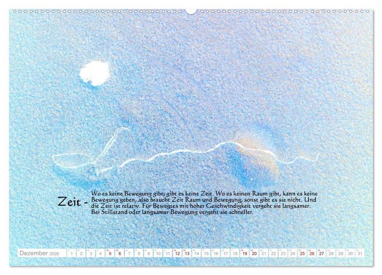 Produktbild: Vermeintliche Gottesbeweise - Nachdenk-Kalender (hochwertiger Premium Wandkalender 2026 DIN A2 quer), Kunstdruck in Hochglanz