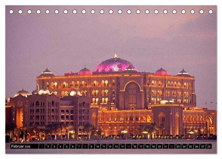 Produktbild: Emirat Abu Dhabi (Tischkalender 2026 DIN A5 quer), CALVENDO Monatskalender