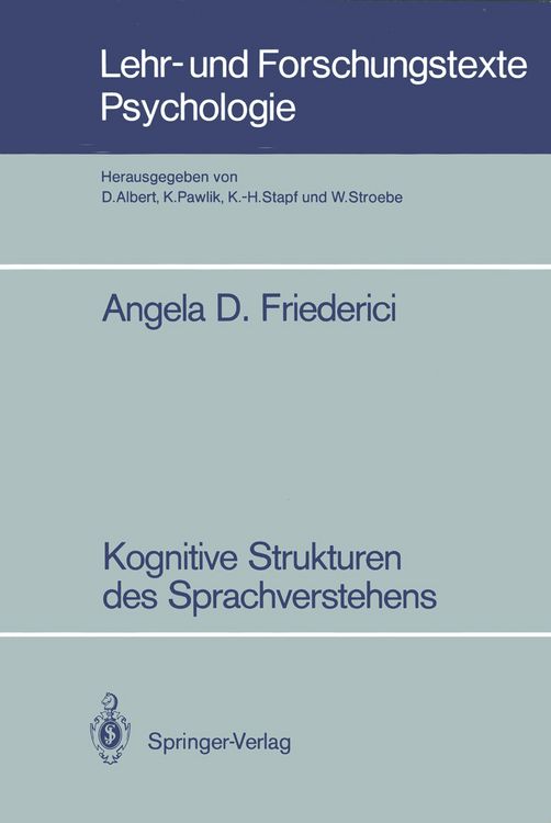 Produktbild: Kognitive Strukturen des Sprachverstehens