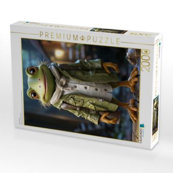 Produktbild: CALVENDO Puzzle Frosch Hugo | 2000 Teile Lege-Gr&ouml;&szlig;e 90x67cm Foto-Puzzle f&uuml;r gl&uuml;ckliche Stunden