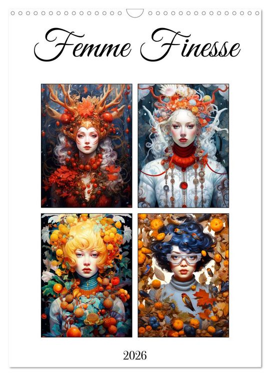 Produktbild: Femme Finesse (Wall Calendar 2026 DIN A3 portrait), CALVENDO 12 Month Wall Calendar