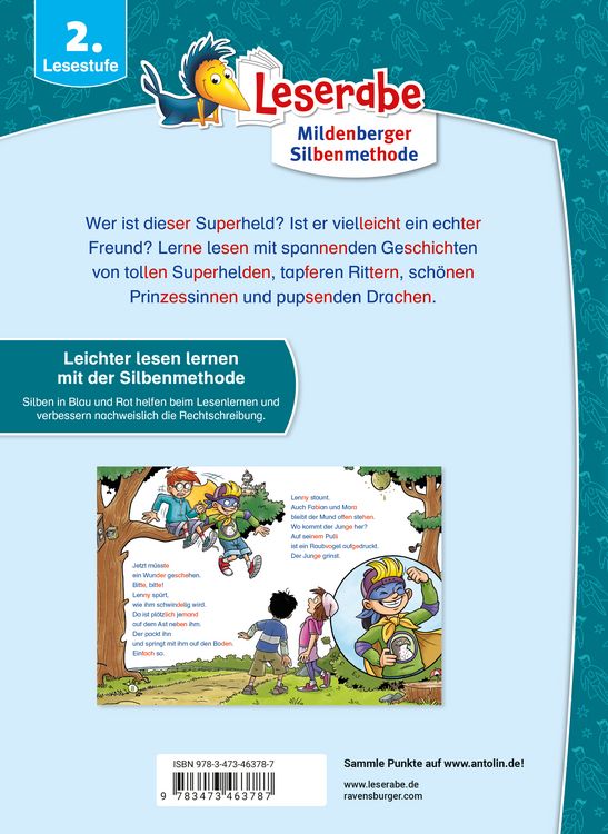 Produktbild: Leserabe Sonderausgaben - Geschichten von starken Helden - Silbe f&uuml;r Silbe lesen lernen