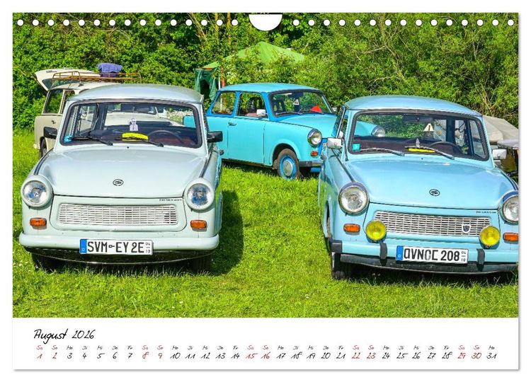 Produktbild: Trabi-Treffen (Wandkalender 2026 DIN A4 quer), CALVENDO Monatskalender