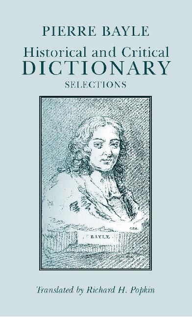 Produktbild: Historical and Critical Dictionary