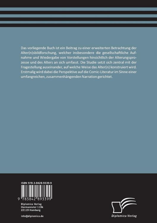 Produktbild: Superhelden-Cape und Kr&uuml;ckstock? Die Darstellung des Alterns im Comic "The Dark Knight Returns"