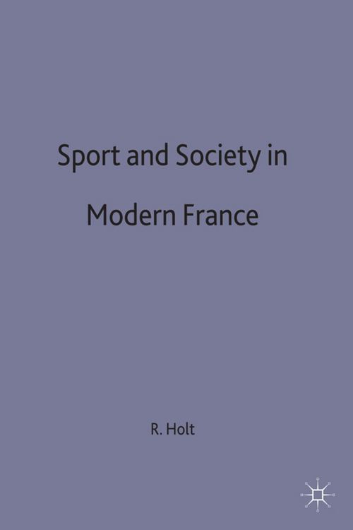 Produktbild: Sport and Society in Modern France