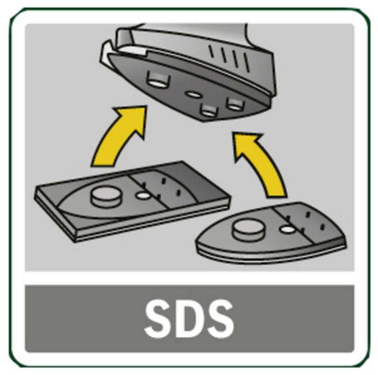 Produktbild: Schleifplatte f&uuml;r PSM 200 AE, 2-teilig, dreieckig, SDS, 102 x 92 mm, Klett. Bosch Accessories 2609256D20