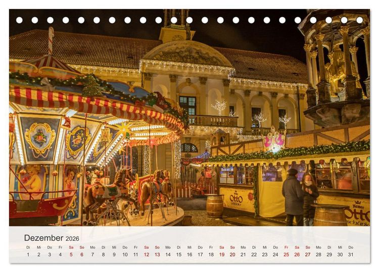 Produktbild: Magdeburg - Elbe, Dom ... und noch viel mehr! (Tischkalender 2026 DIN A5 quer), CALVENDO Monatskalender