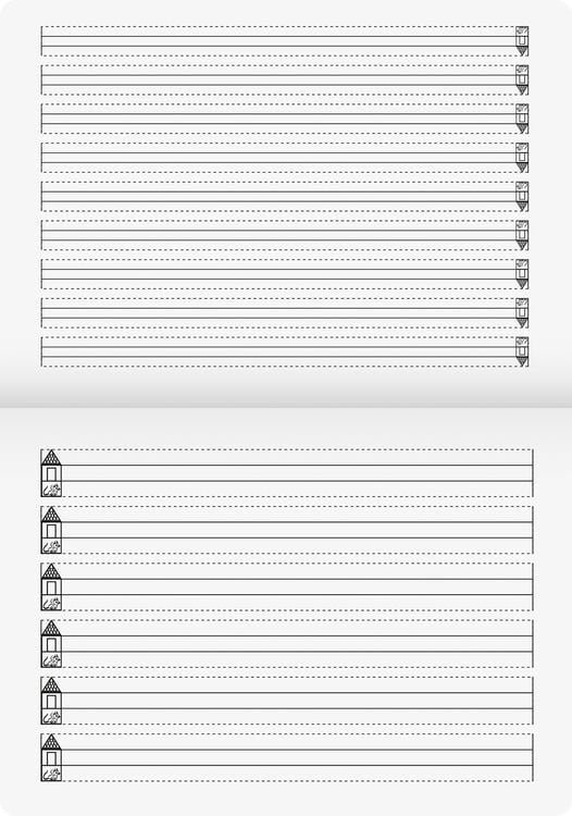 Produktbild: Brunnen Schreiblernheft VA-Schrift
