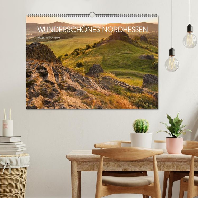 Produktbild: Wundersch&ouml;nes Nordhessen - Magische Momente (Wandkalender 2026 DIN A2 quer), CALVENDO Monatskalender