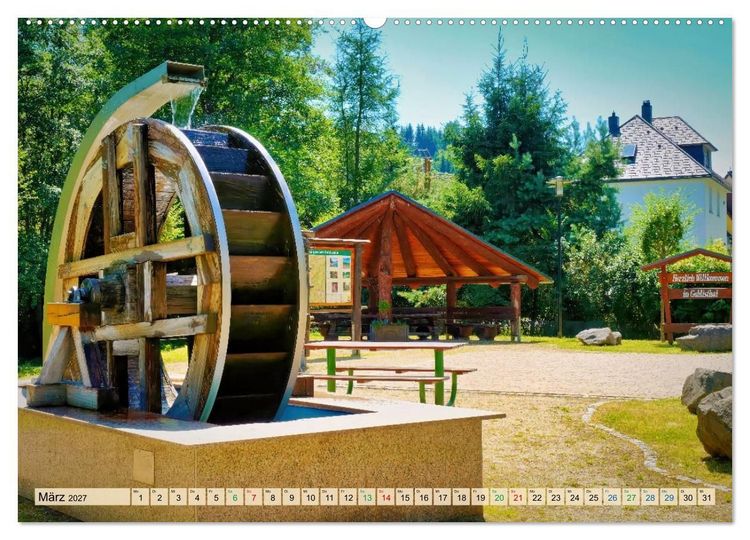 Produktbild: Landgemeinde Stadt Gro&szlig;breitenbach - mit Goldisthal (Wandkalender 2027 DIN A2 quer), CALVENDO Monatskalender