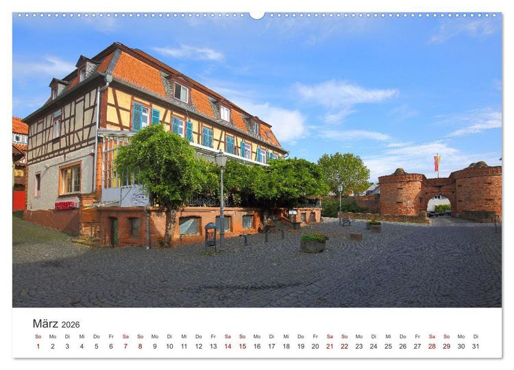 Produktbild: B&uuml;dingen - historische Stadt (hochwertiger Premium Wandkalender 2026 DIN A2 quer), Kunstdruck in Hochglanz