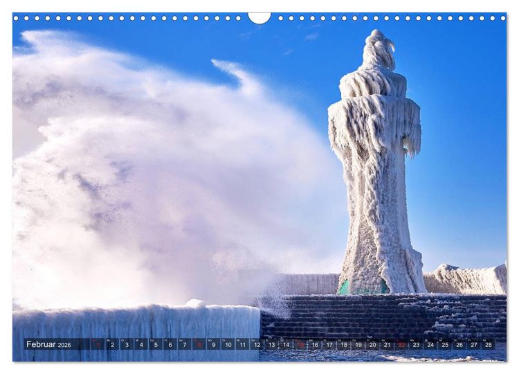 Produktbild: Sch&ouml;ne Ostsee - Impressionen &uuml;bers Jahr (Wandkalender 2026 DIN A3 quer), CALVENDO Monatskalender