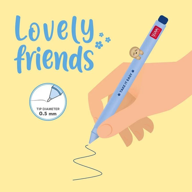 Produktbild: Legami Gelstift mit Tierdeko - Lovely Friends - Faultier