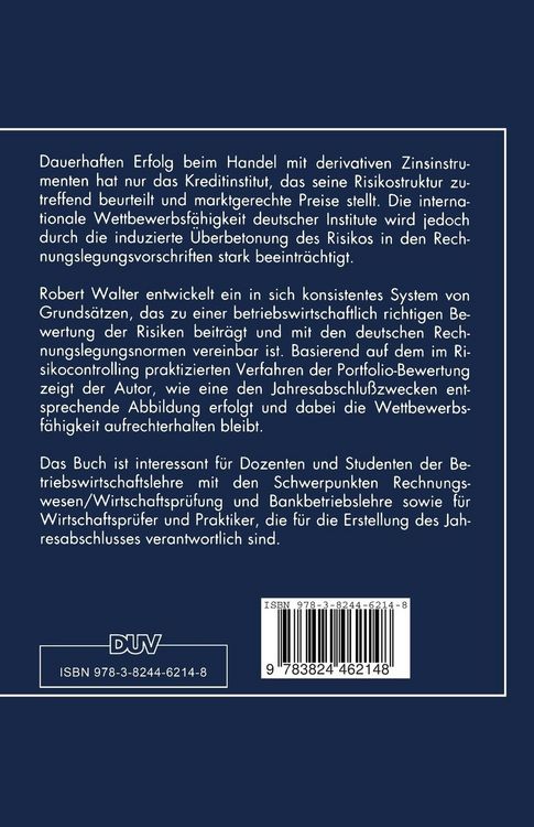 Produktbild: Portfolio-Bewertung im Risikocontrolling und im Jahresabschlu&szlig;
