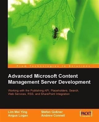 Produktbild: Advanced Microsoft Content Management Server Development